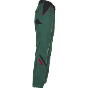 Planam Highline Trousers green/black/red - Model view 3
