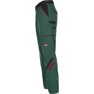 Planam Highline Trousers green/black/red - Model view 4