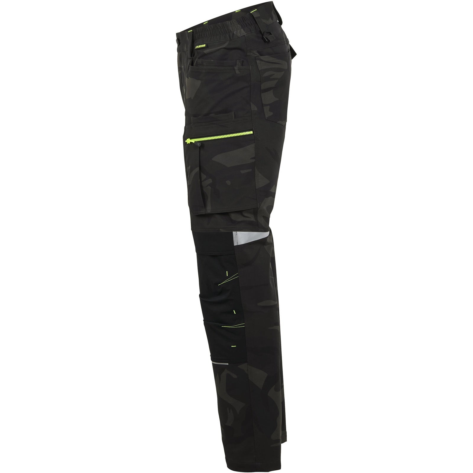 Planam rECOline Trousers camouflage/black - Model view 4