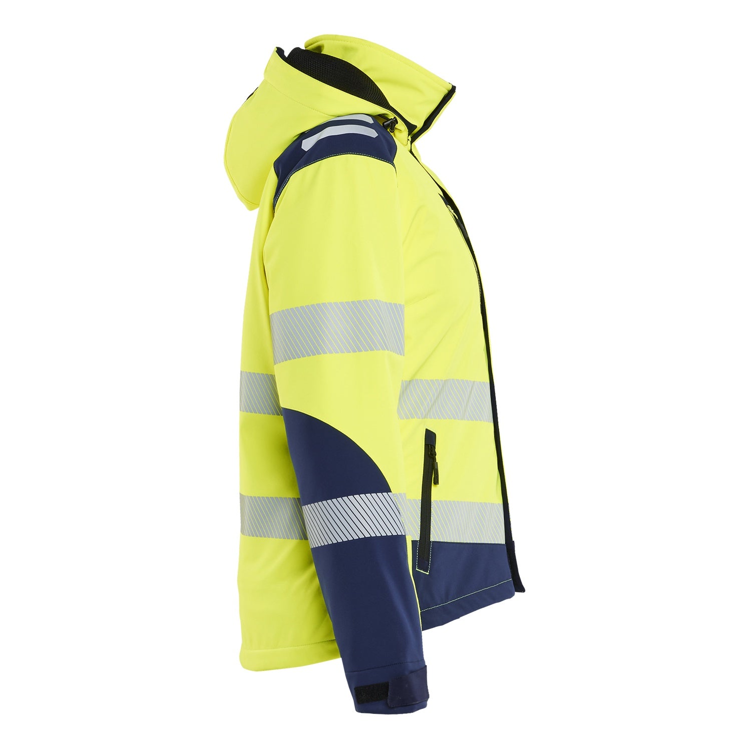 Blaklader BLAKLADER 44012513 Women's Hi vis Lightweight lined Winter Softshell Jacket Hi Vis Reflective Softshell Work Jacket WOMEN - Waterproof - 440125133389_CR