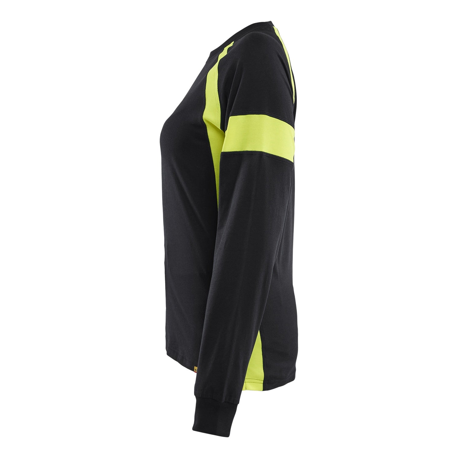 Blaklader BLAKLADER 35211030 Women's Long Sleeved T shirt with Hi Vis Hi Vis Reflective Long Sleeve Work T-Shirt WOMEN - 100% Cotton - 352110309933_CL