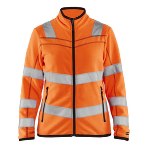 Blaklader BLAKLADER 49661010 Women's Hi Vis microfleece jacket Hi Vis Reflective Work Jacket WOMEN - Antipilling Fleece - 496610105300