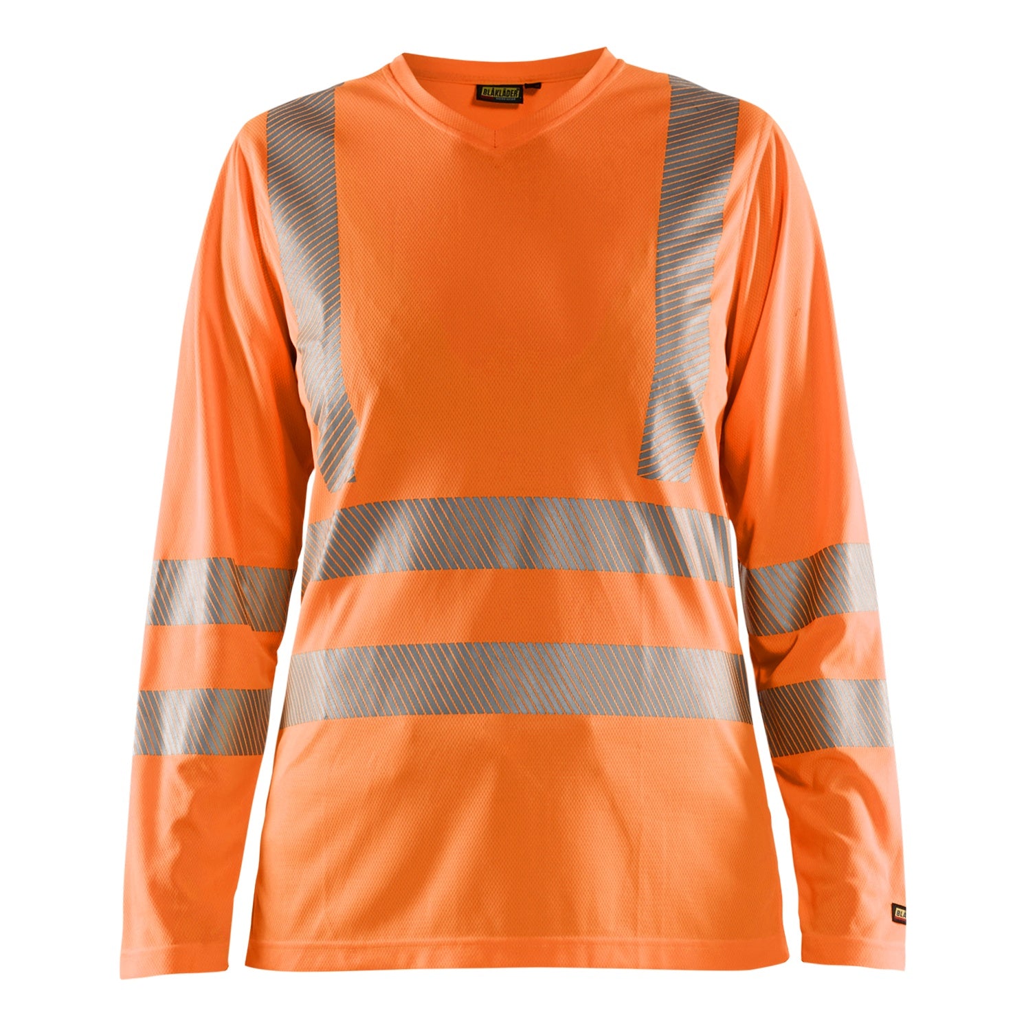Blaklader BLAKLADER 34851013 Women's Hi Vis t shirt long sleeve Hi Vis Reflective Long Sleeve Work T-Shirt WOMEN - 100% Polyester - 348510135300