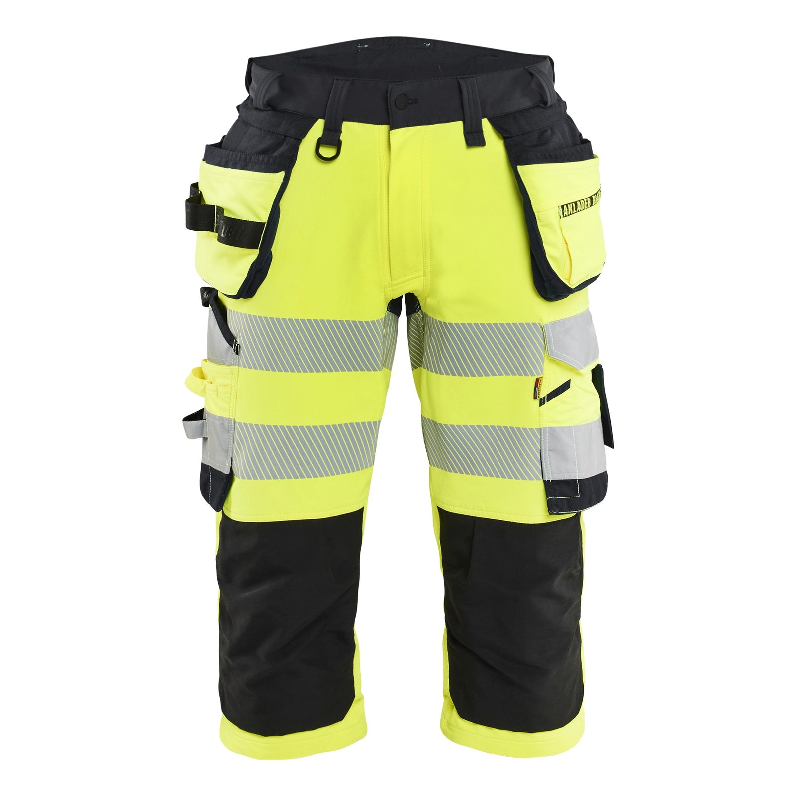 Blaklader BLAKLADER 11231648 HI VIS PIRATE TROUSERS 4 WAY STRETCH Hi Vis Reflective Work Pirate Bermuda Men - double weave - 112316483399
