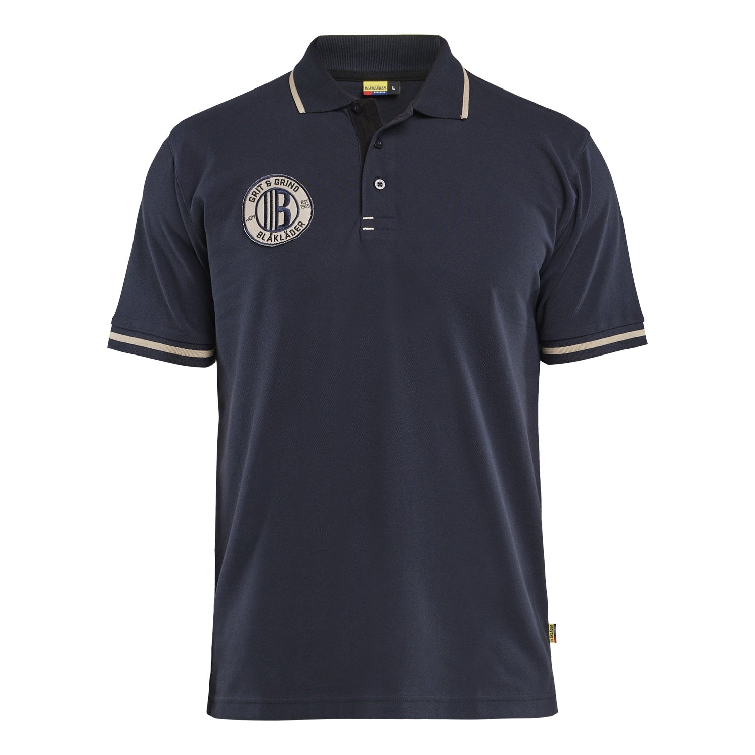 Blaklader BLAKLADER 94021050 Polo Shirt Grit and Grind Short Sleeve Work Polo MEN - 60% Cotton 40% Polyester - 940210508600
