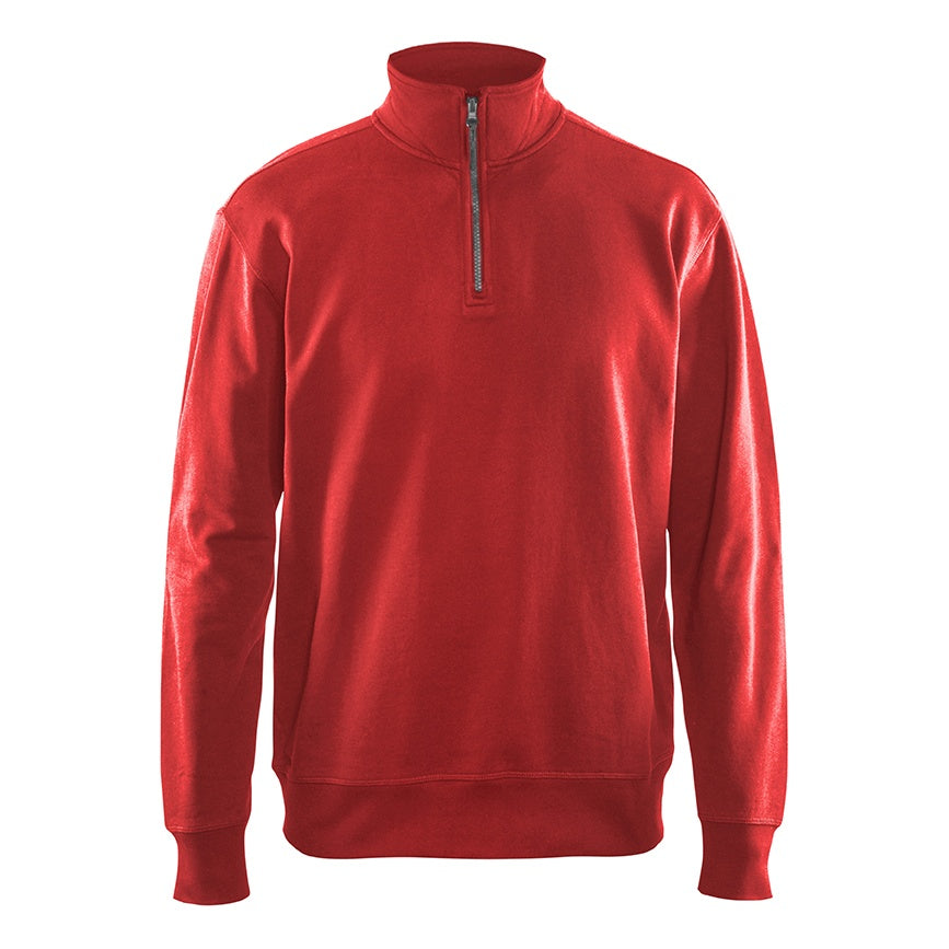 Blaklader BLAKLADER 33691158 Sweatshirt with Half Zip Work Sweatshirt MEN - 100% Cotton - 336911585600