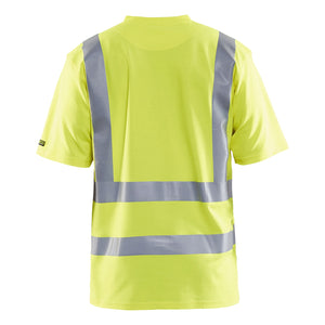 Blaklader BLAKLADER 33801070 UV T SHIRT HI VIS Hi Vis Reflective Short Sleeve Work T-Shirt MEN - UV Protection - 338010703300_CB