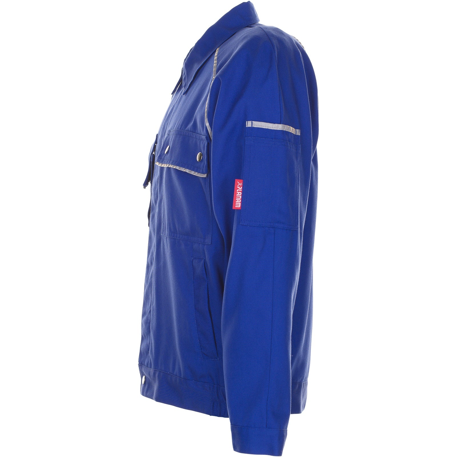 Planam Canvas 320 Waisted Jacket royal blue/royal blue - Model view 4