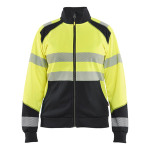 Blaklader BLAKLADER 35082528 Hi Vis Reflective Half-zip Work Sweatshirt WOMEN - Brushed Inside - 350825283399
