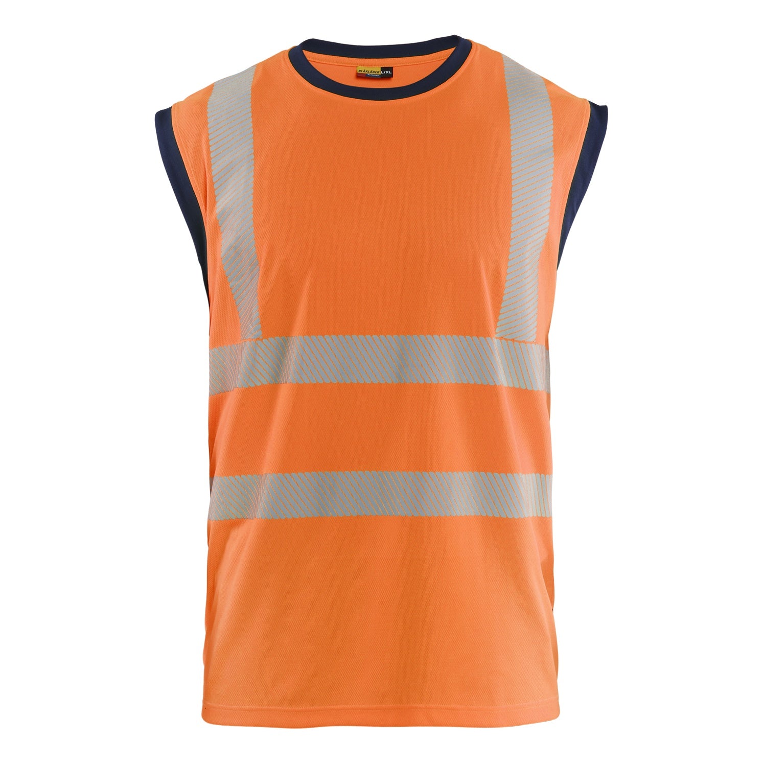 Blaklader BLAKLADER 35751013 Hi Vis Tank top Hi Vis Reflective Sleeveless Work T-Shirt MEN - 100% Polyester - 357510135389