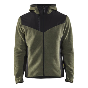 Blaklader BLAKLADER 59402536 Knitted Jacket with Softshell Work Jacket MEN - Stretch Fabric - 594025364199