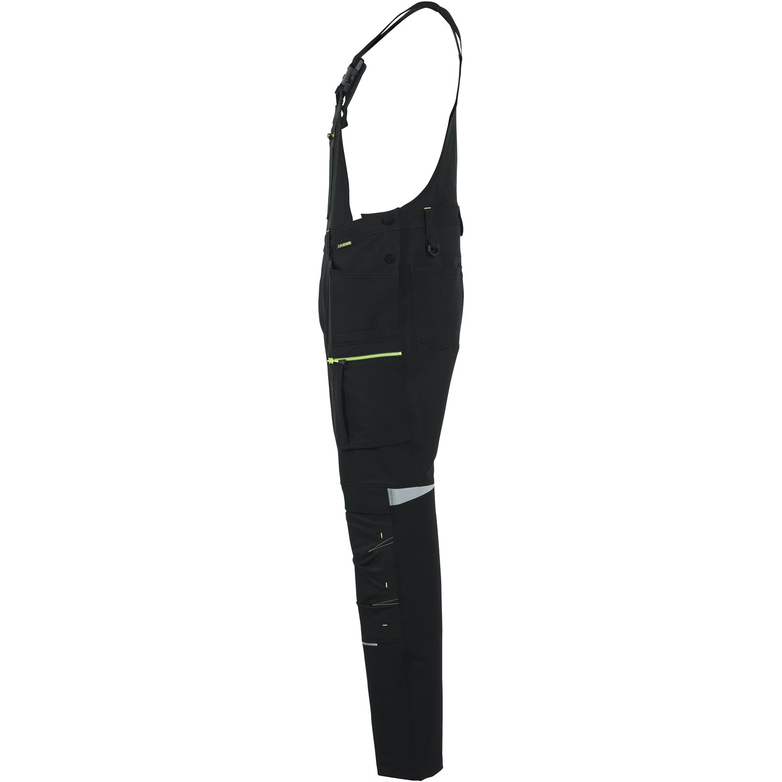 Planam rECOline Bibpant black/black - Model view 4