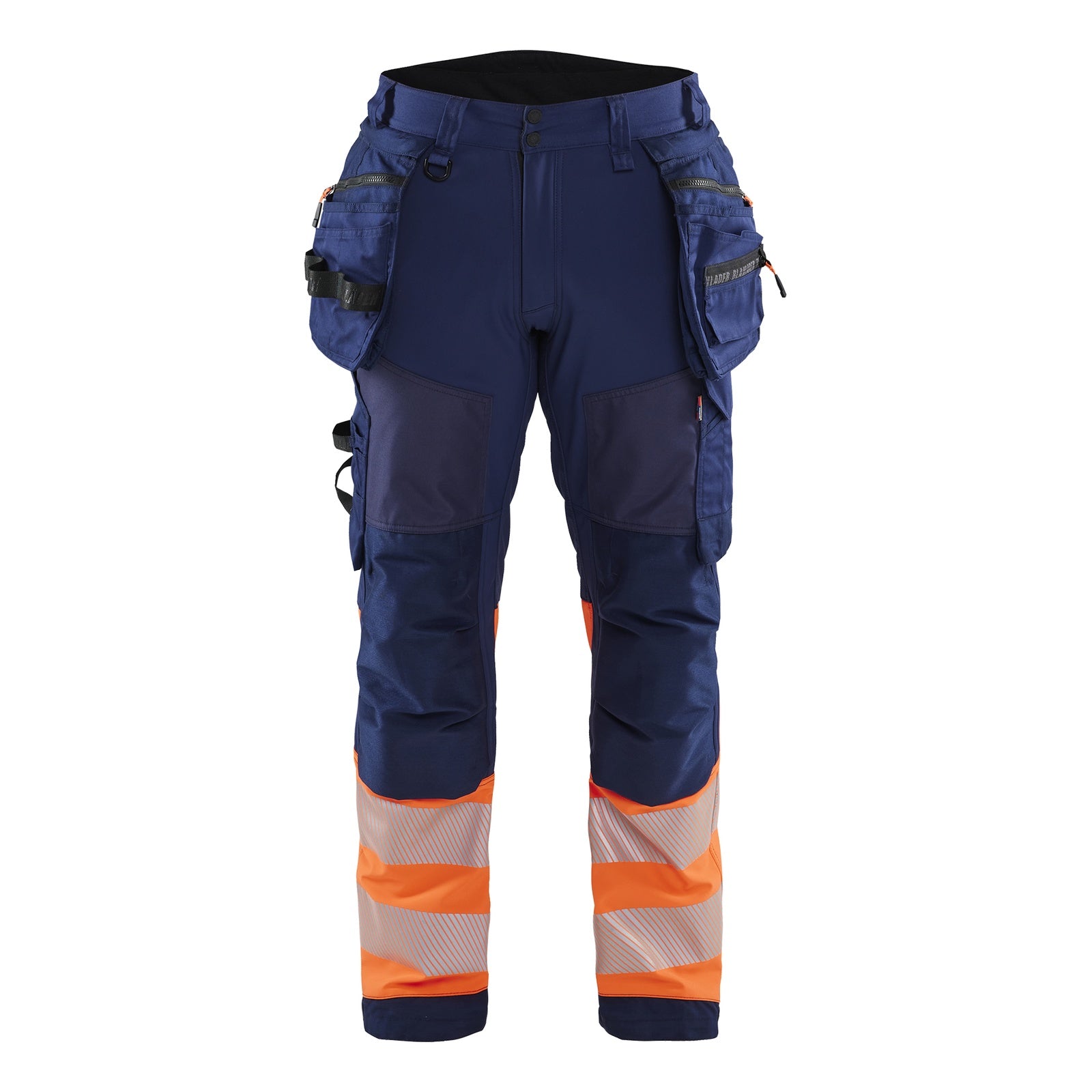 Blaklader BLAKLADER 18212513 | Hi vis Softshell Trousers Hi Vis Reflective Work Trousers Men - Waterproof - 182125138953