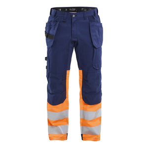 Blaklader BLAKLADER 15581811 | Hi Vis trousers with stretch Hi Vis Reflective Work Trousers Men - stretch fabric - 155818118953
