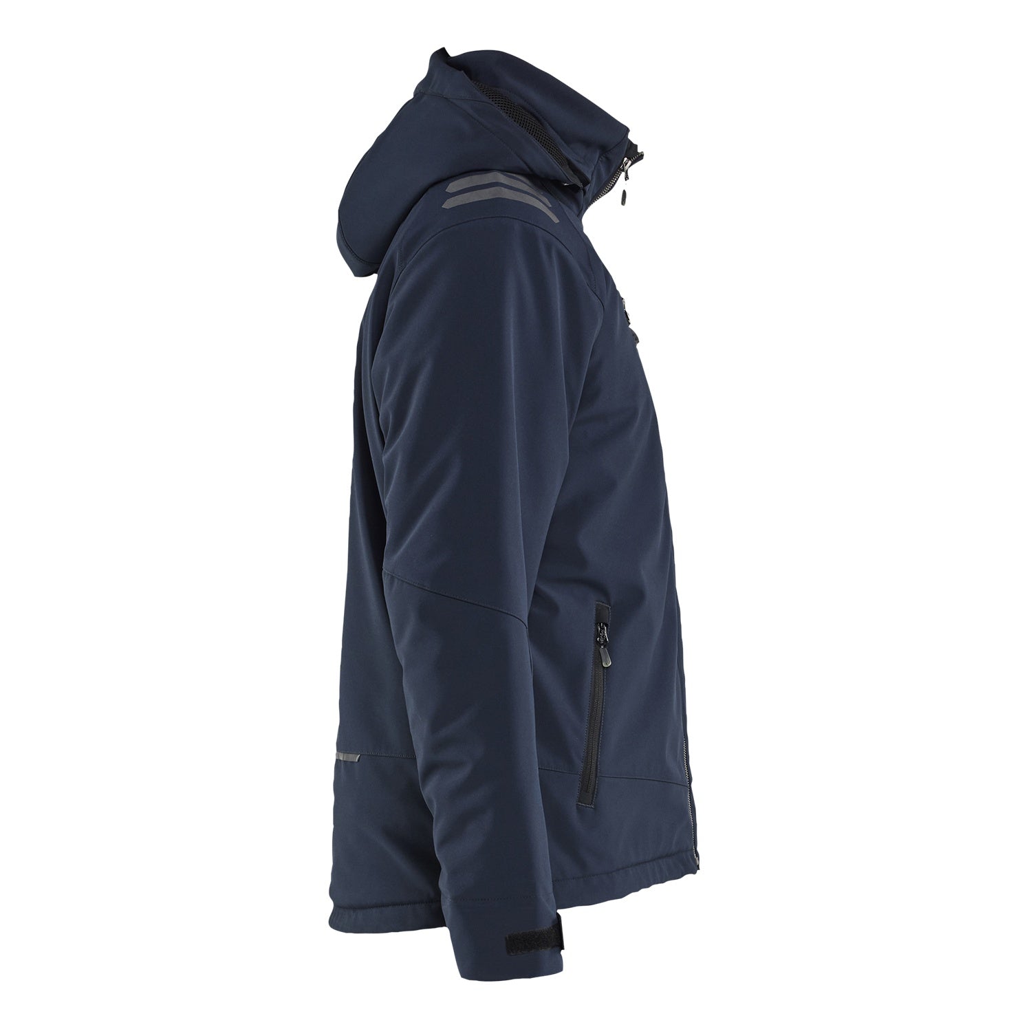 Blaklader BLAKLADER 47502513 Lightweight Lined Winter Jacket Softshell Hi Vis Reflective Softshell Work Jacket MEN - Waterproof - 475025138633_CR