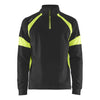 Blaklader BLAKLADER 35501158 Hi Vis Reflective Half-zip Work Sweatshirt MEN - 100% Cotton - 355011589933