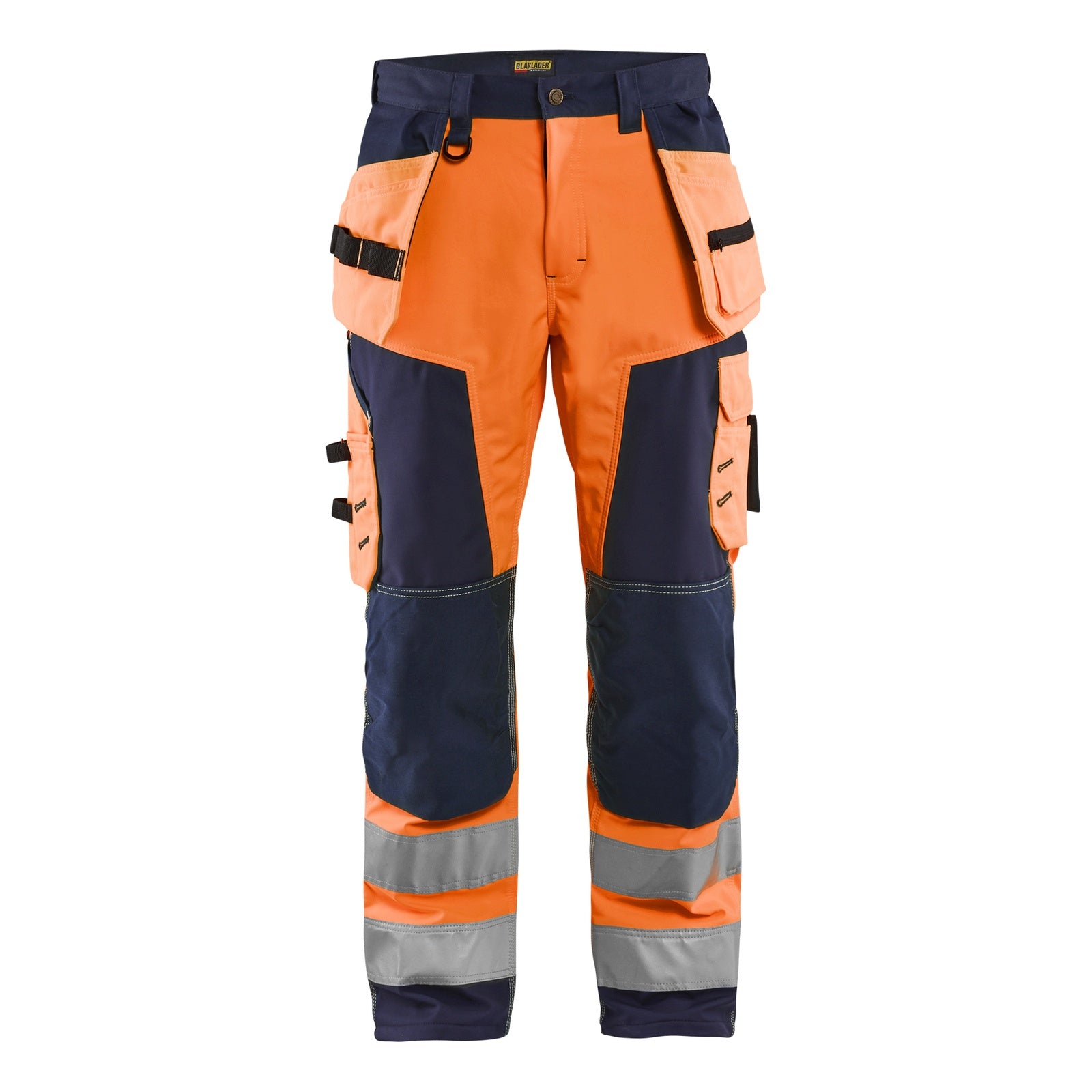 Blaklader BLAKLADER 15672517 Hi Vis Softshell craftsman trousers Hi Vis Reflective Work Trousers Men - Waterproof - 156725175389