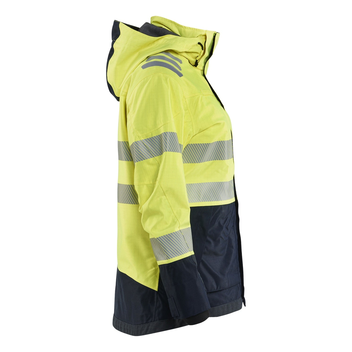 Blaklader BLAKLADER 44491532 Women’s Multinorm Shell Jacket Hi Vis Reflective Shell Work Jacket WOMEN - Waterproof - 444915323389_CR