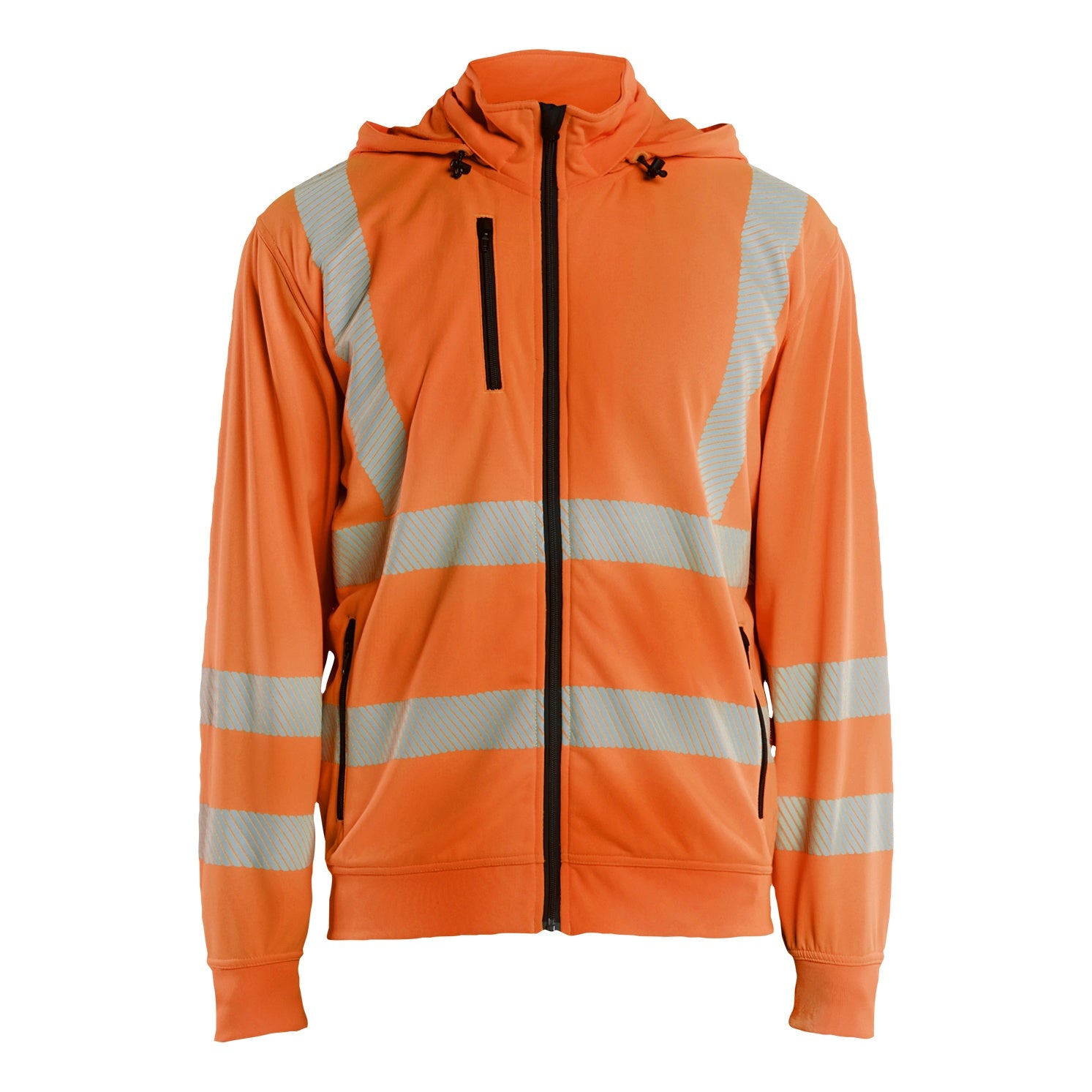 Blaklader BLAKLADER 35732538 Hi Vis Reflective Hoodie Work Sweatshirt MEN - Detachable Hood - 357325385300