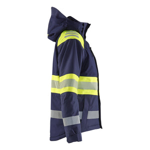 Blaklader BLAKLADER 44701977 Women’s Hi Vis Winter Jacket Hi Vis Reflective Work Jacket WOMEN - Waterproof - 447019778933_CR