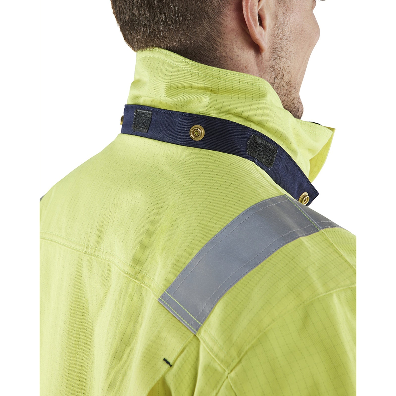 Blaklader BLAKLADER 44671514 Multinorm Winter Parka Hi Vis Reflective Parka Work Jacket MEN - Flame Retardant - 446715143389_D