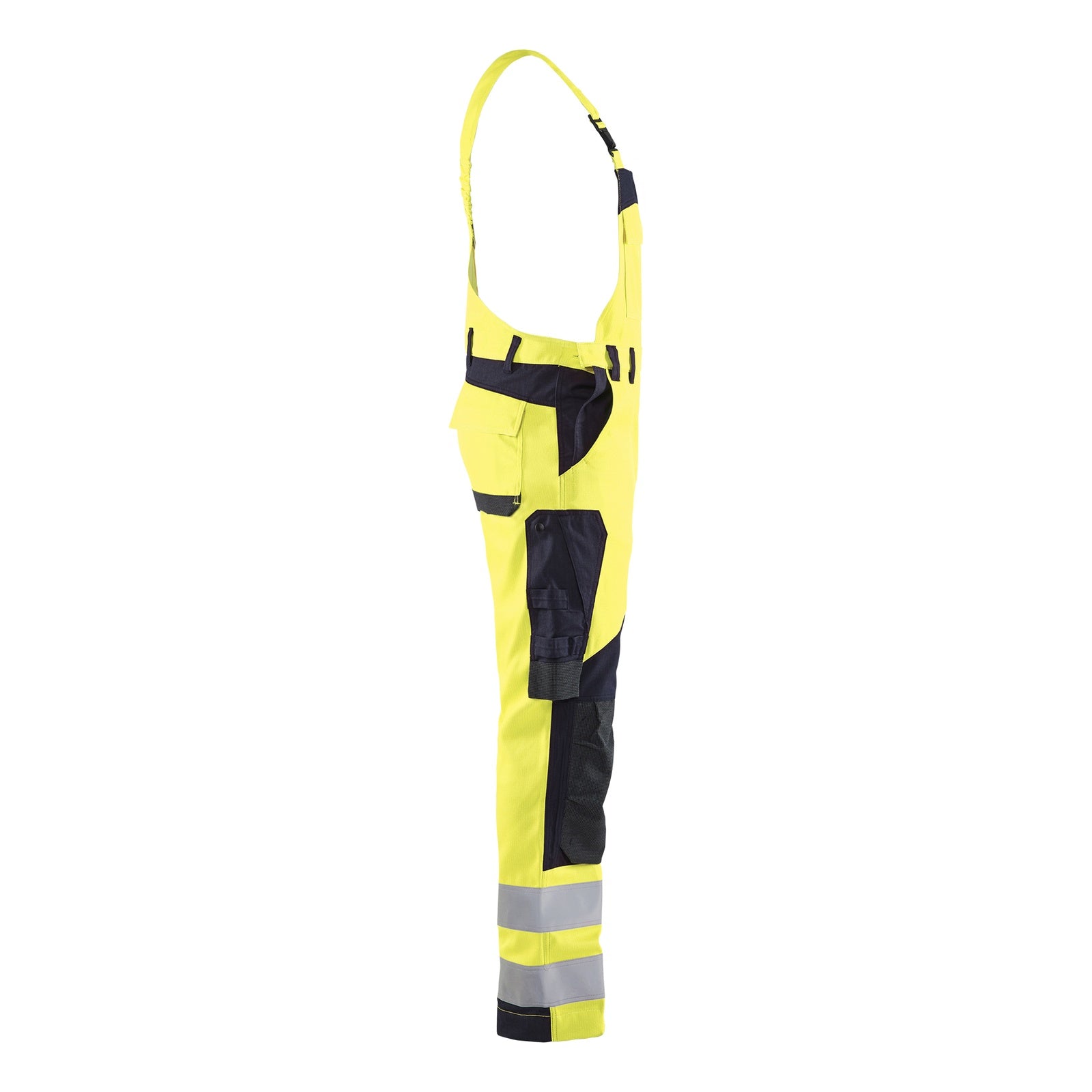 Blaklader BLAKLADER 28891512 Multinorm Inherent BIB Hi Vis Reflective Work Bib Trousers Men - Ripstop Fabric - 288915123389_CR