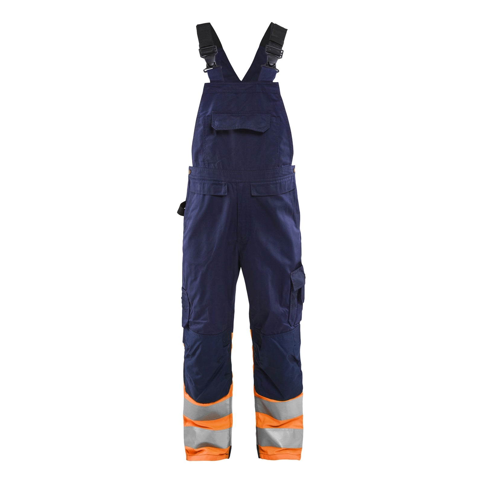 Blaklader BLAKLADER 26621800 Hi Vis Bib overall Hi Vis Reflective Work Bib Trousers Men - Class 1 Certified - 266218008953