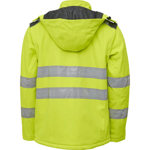 ELKA Rainwear - Visible Xtreme Winter Softshell jacket - Fluorescent Yellow/Grey