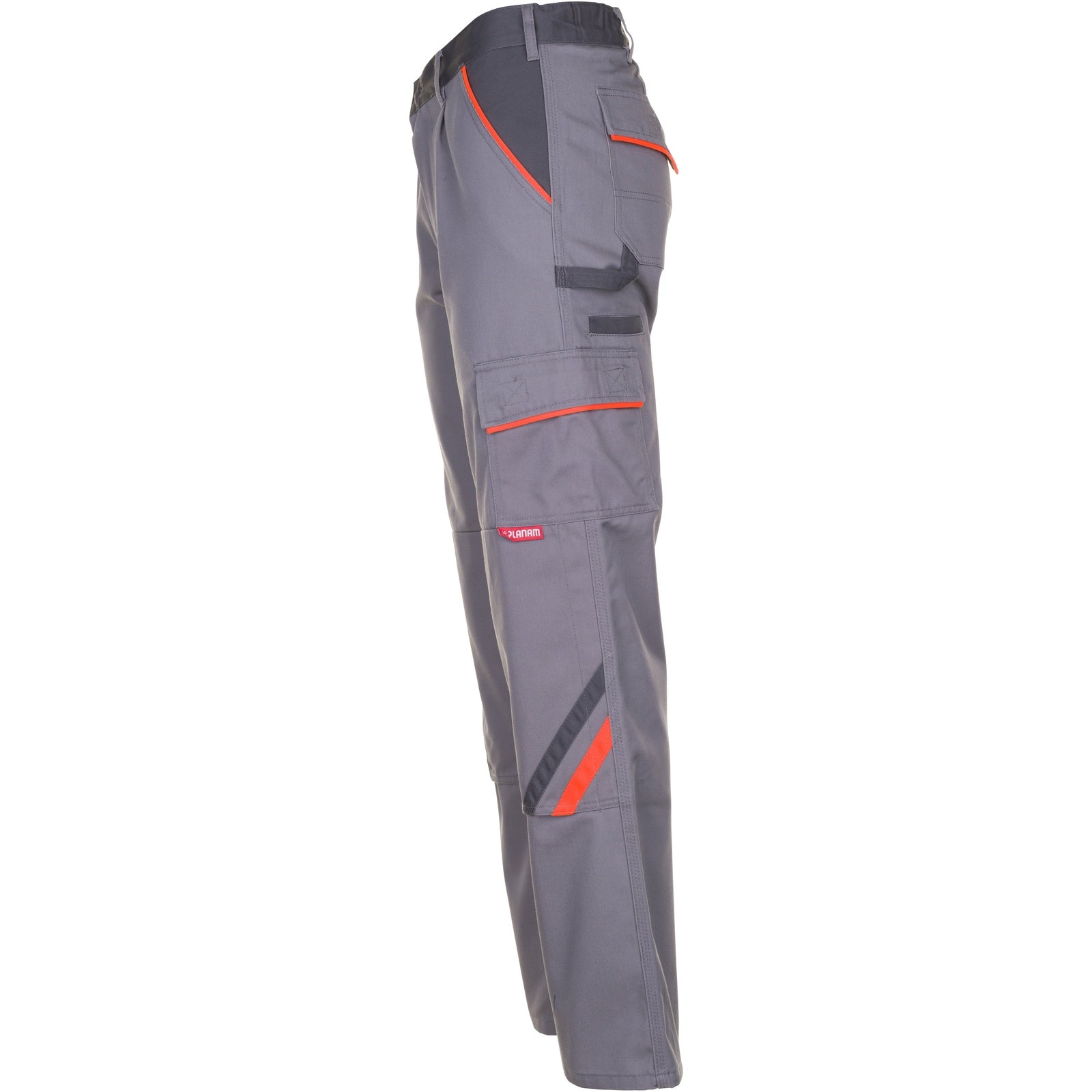 Planam Visline Trousers zinc/orange/slate - Model view 4