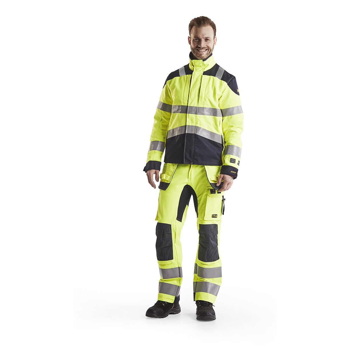 Blaklader BLAKLADER 40891512 Multinorm Inherent jacket Hi Vis Reflective Work Jacket MEN - Flame Retardant - 408915123389_FRONT