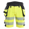 Blaklader BLAKLADER 11201648 Hi Vis shorts 4 way stretch Hi Vis Reflective Work Shorts Men - double weave - 112016483399