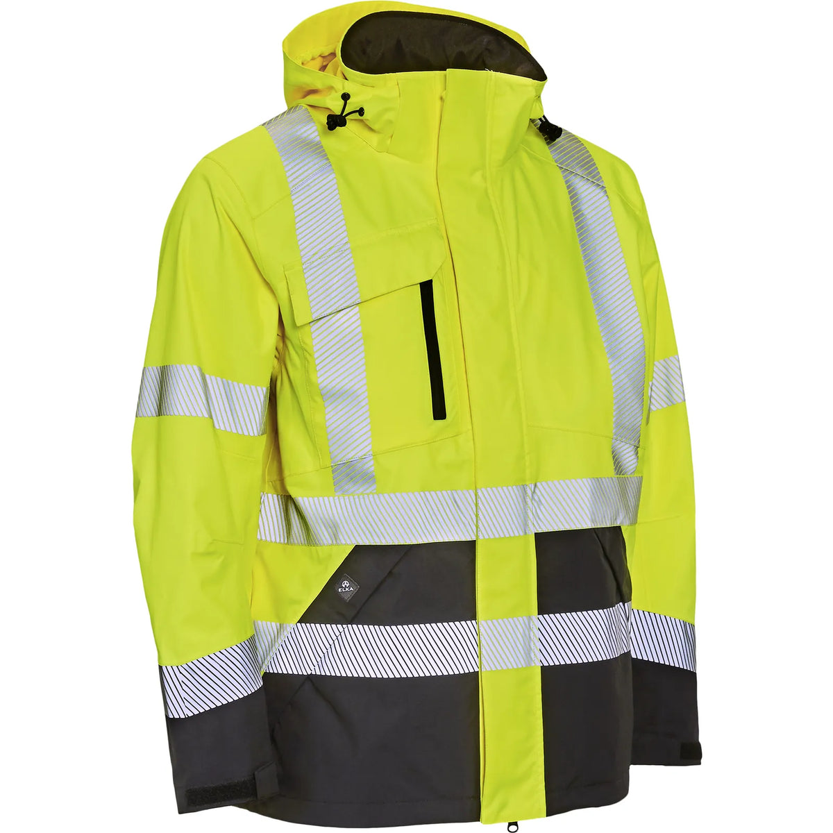 ELKA Rainwear - Visible Xtreme Stretch Jacket - Fluorescent Yellow/Black