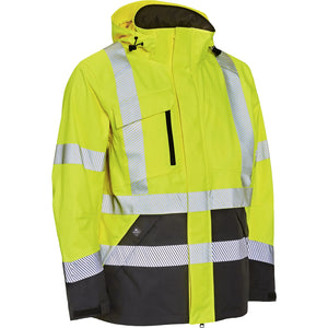 ELKA Rainwear - Visible Xtreme Stretch Jacket - Fluorescent Yellow/Black