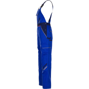 Planam Highline Dungarees royal blue/navy/zinc - Model view 4