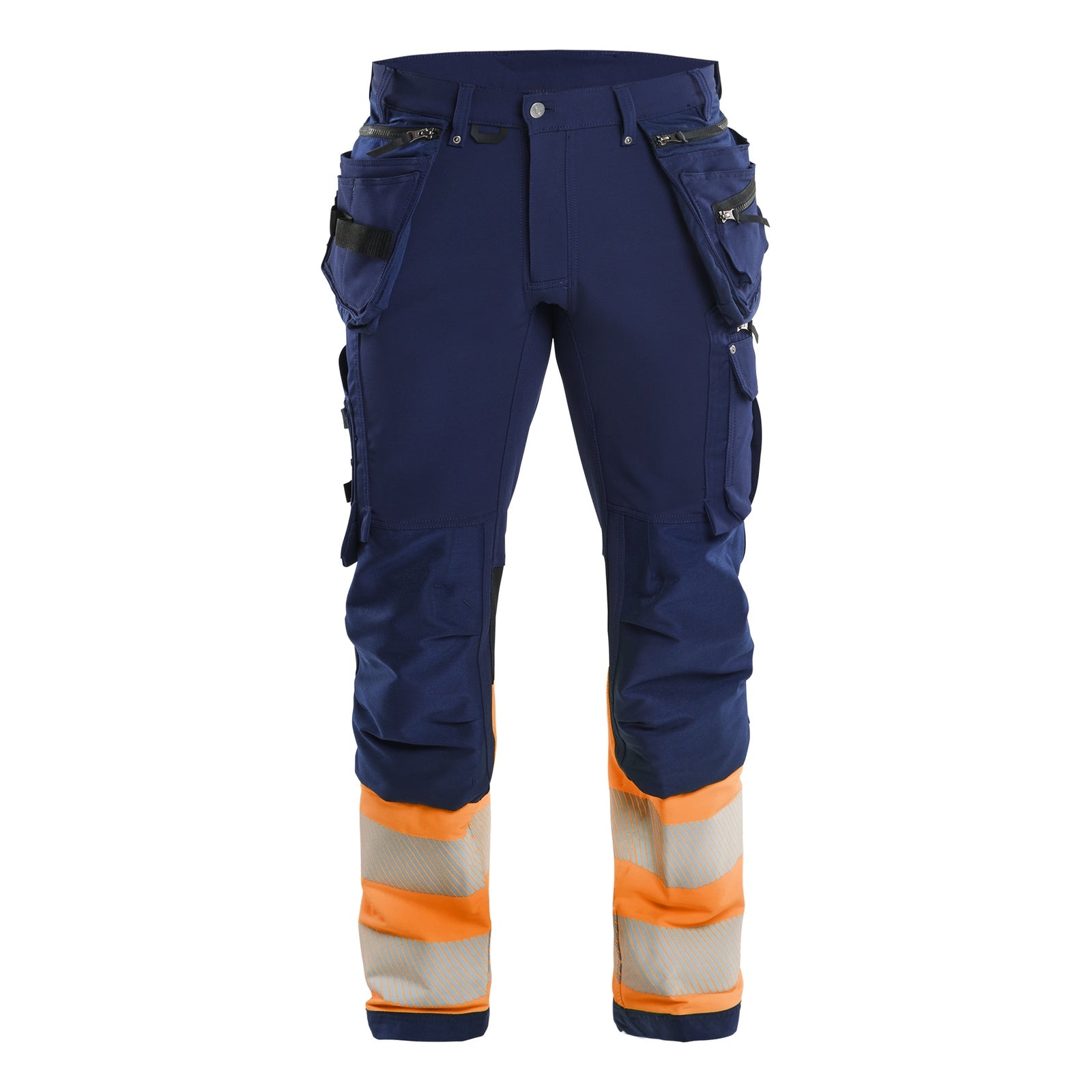 Blaklader BLAKLADER 19931642 Hi Vis 4 way stretch trousers Hi Vis Reflective Work Trousers Men - Water Repellent - 199316428953