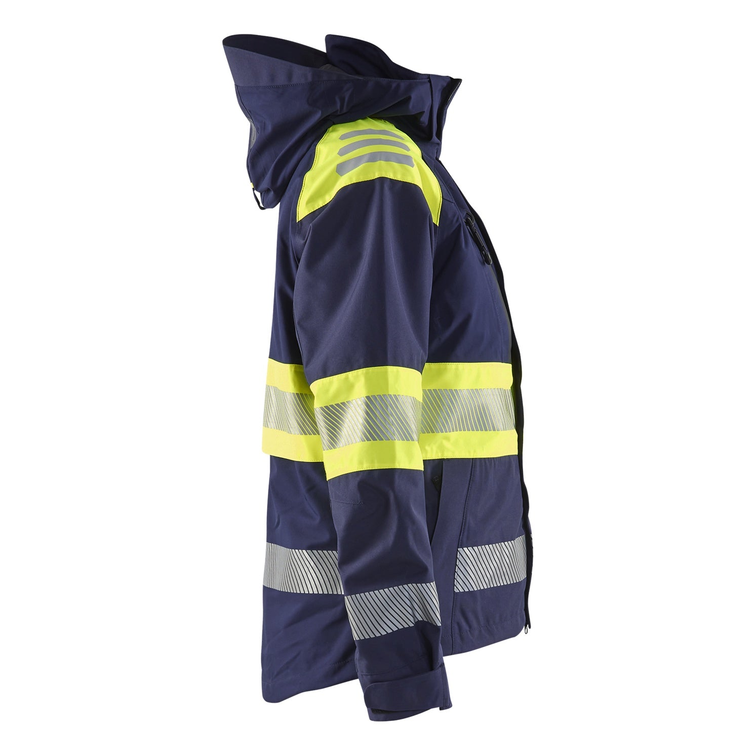 Blaklader BLAKLADER 44301977 WOMEN’S HI VIS SHELL JACKET Hi Vis Reflective Shell Work Jacket WOMEN - Waterproof - 443019778933_CR
