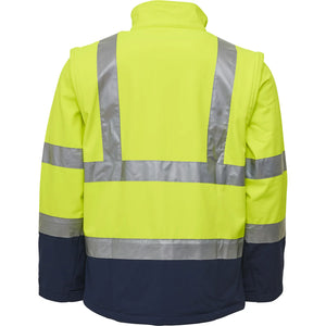 ELKA Rainwear - Visible Xtreme Softshell jacket - Fluorescent Yellow/Navy