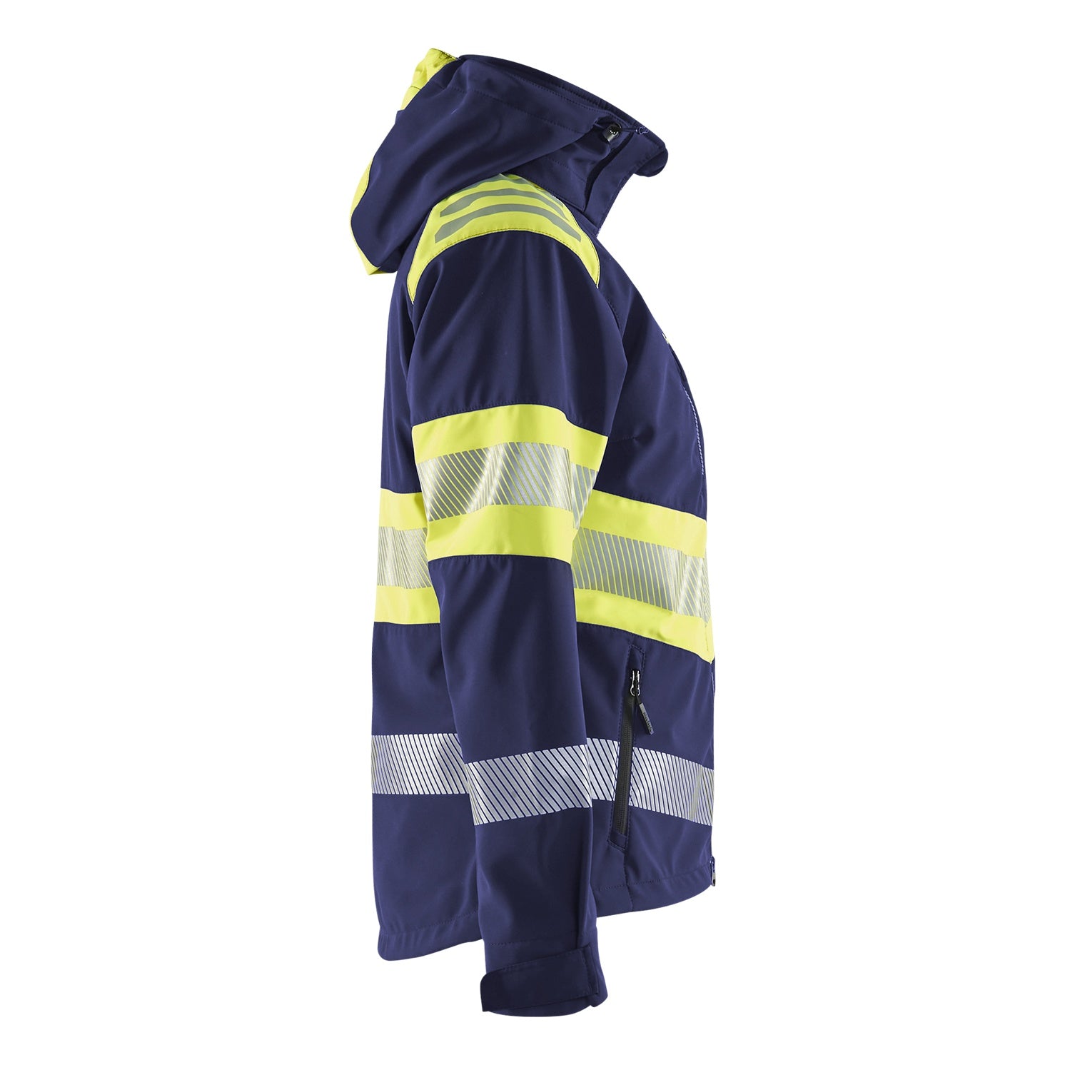 Blaklader BLAKLADER 44042513 Women’s Hi Vis Softshell Jacket Hi Vis Reflective Softshell Work Jacket WOMEN - Waterproof - 440425138933_CR