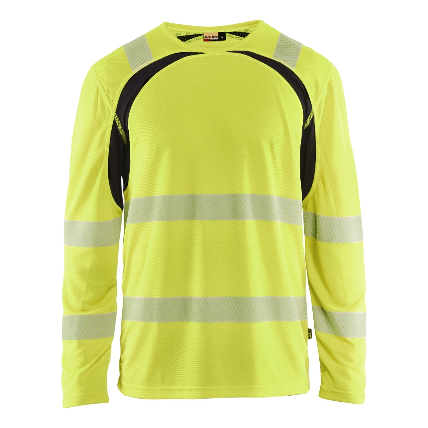 Blaklader BLAKLADER 35991013 Hi Vis UV Protected Long Sleeved T Shirt Hi Vis Reflective Long Sleeve Work T-Shirt MEN - 100% Polyester - 359910133399