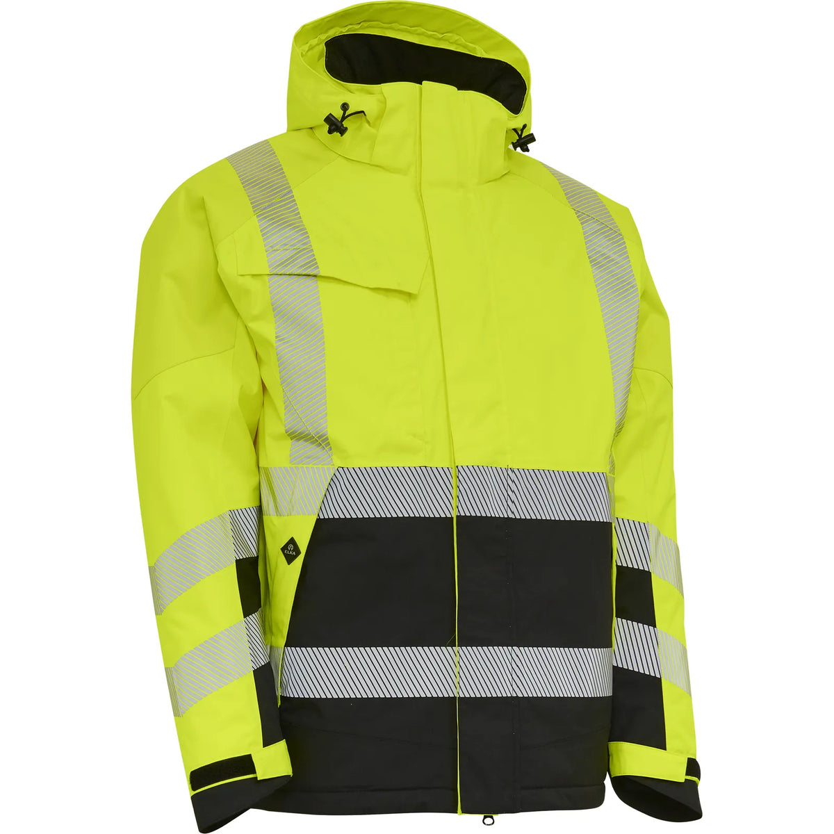 ELKA Rainwear - Visible Xtreme Stretch Winter Jacket - Fluorescent Yellow/Black