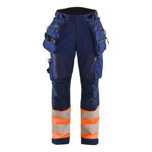 Blaklader BLAKLADER 71142513 | Women's Hi Vis softshell trousers Hi Vis Reflective Work Trousers Women - Waterproof - 711425138953