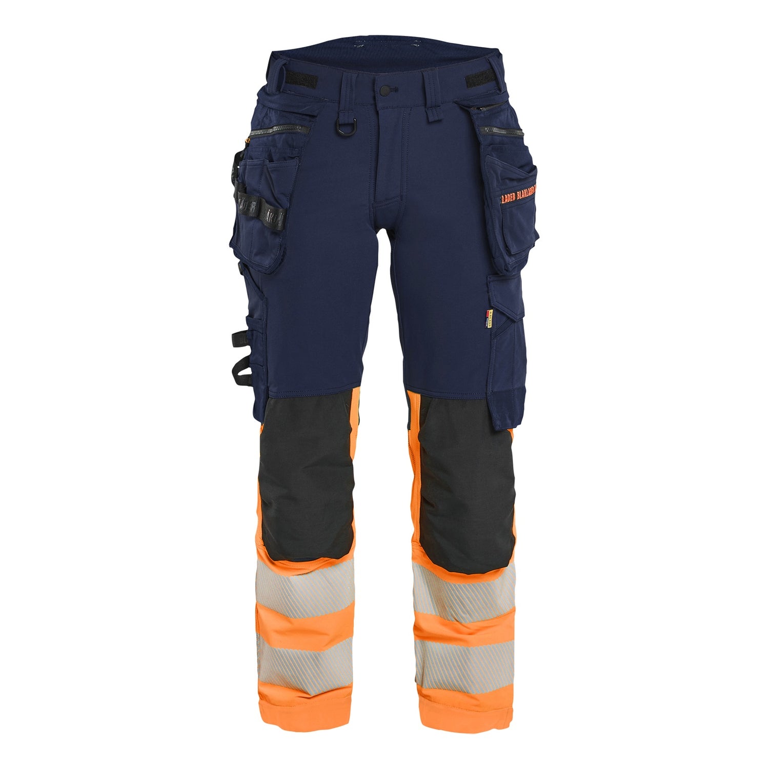Blaklader BLAKLADER 70251648 Women's Hi Vis trousers 4 way stretch Hi Vis Reflective Work Trousers Women - double weave - 702516488953