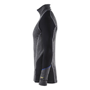 Blaklader 48991732 Underwear zip neck top WARM 100% merino - 489917329699_CL