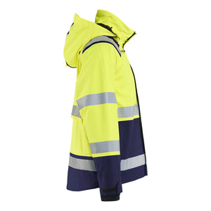 Blaklader BLAKLADER 49871987 Hi Vis shell jacket Hi Vis Reflective Shell Work Jacket MEN - Waterproof - 498719873389_CR