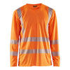 Blaklader BLAKLADER 33851013 Hi Vis UV Long sleeved T shirt Hi Vis Reflective Long Sleeve Work T-Shirt MEN - 100% Polyester - 338510135300