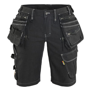 Blaklader BLAKLADER 79921141 | Women's craftsman shorts X1900 stretch Work Shorts Women - Cordura Denim - 799211419900
