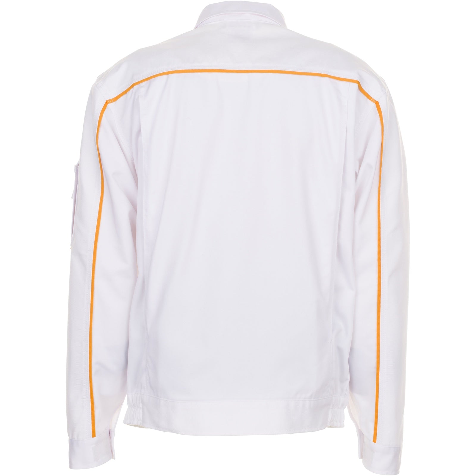 Planam Highline Waisted Jacket pure white/pure white/yellow - Model view 2