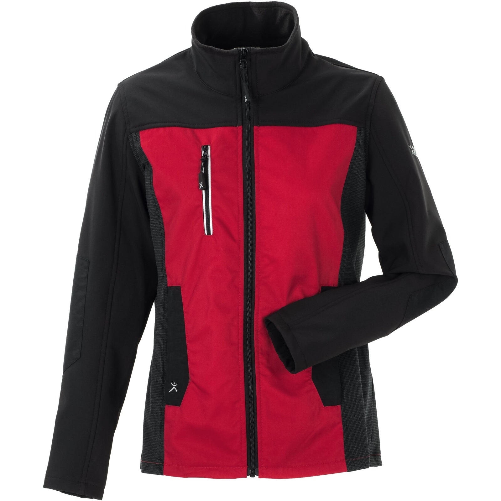 Planam Norit Women's Hybrid jacket red/black - Model view 1