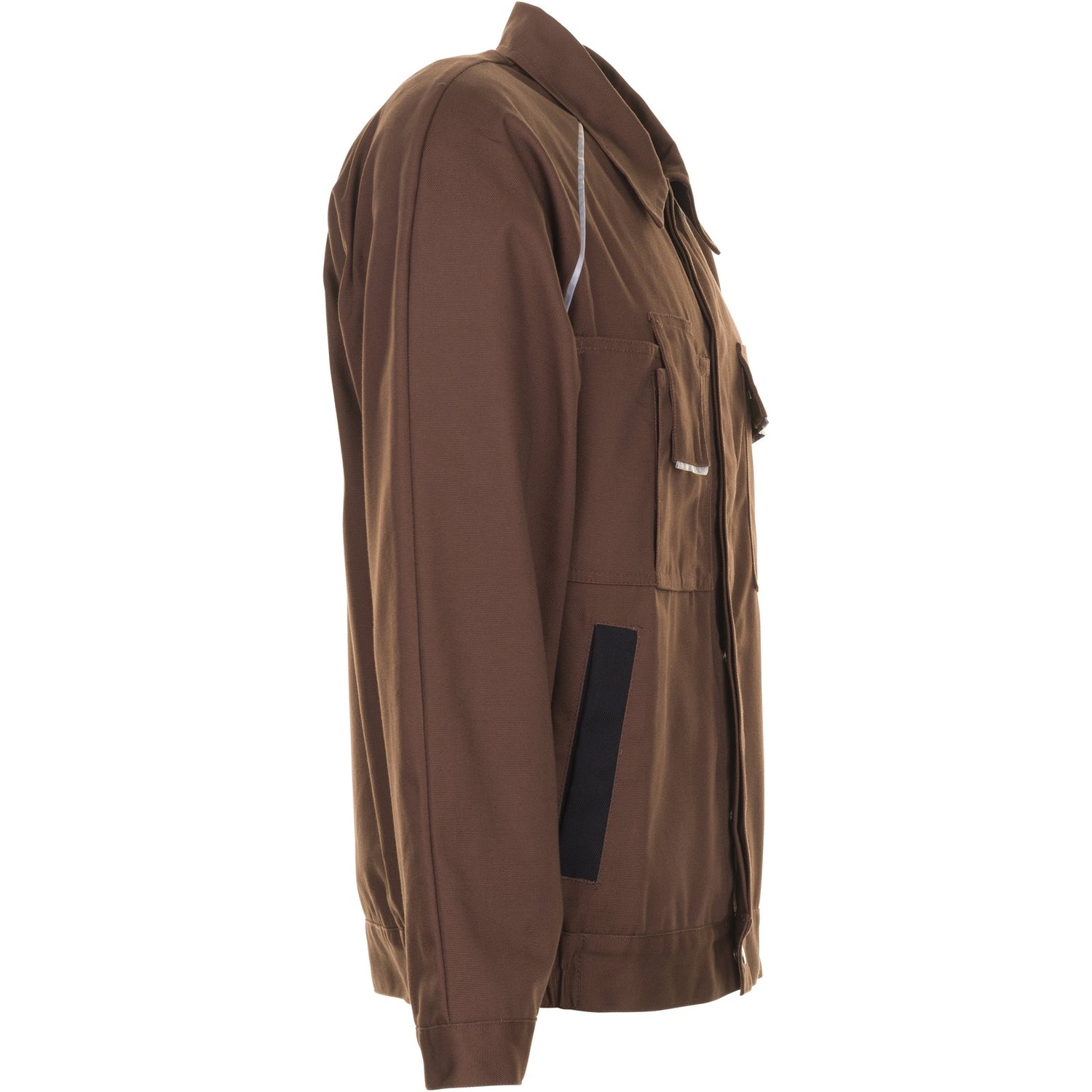 Planam Canvas 320 Waisted Jacket brown/black - Model view 3