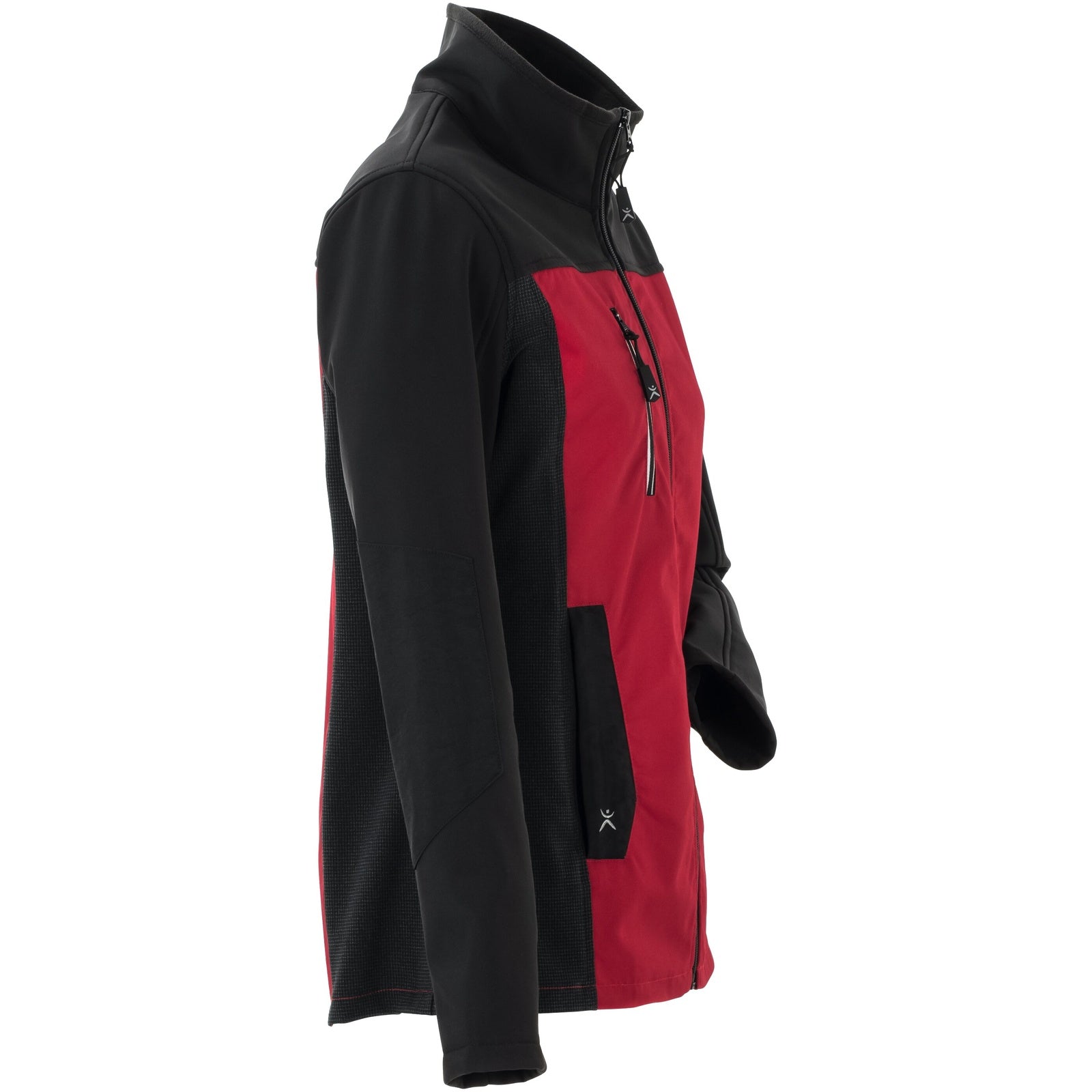 Planam Norit Women's Hybrid jacket red/black - Model view 3